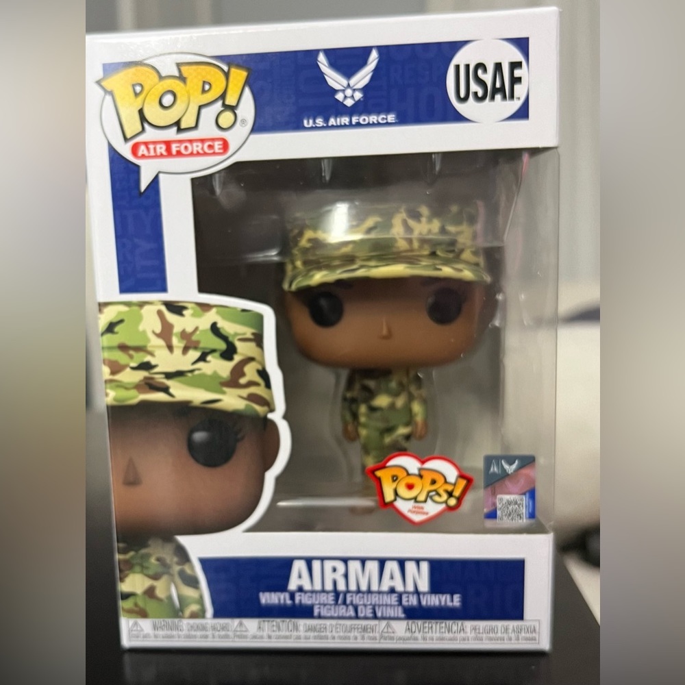 Female U.S. Airforce Military Funko Pop. Support the Troops